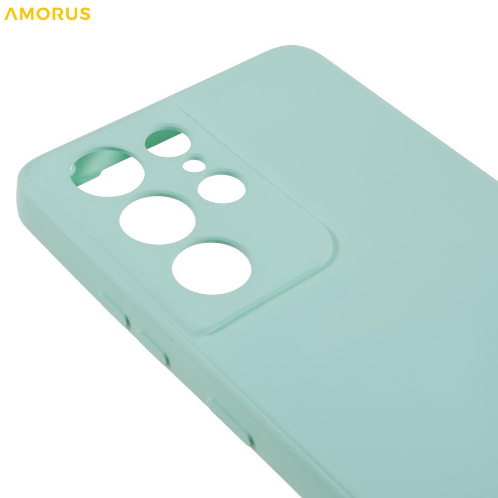 For Samsung Galaxy S21 Ultra 5G Case Precise Cutouts TPU Fiber Lining Shockproof Phone Cover