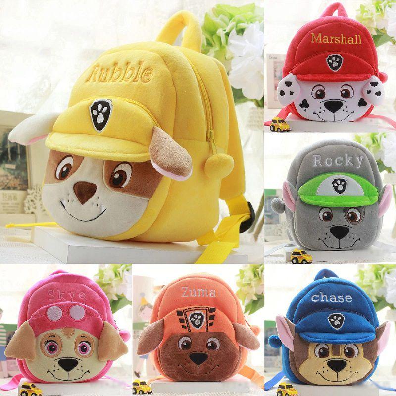 Kids Paw Patrol Soft Stuffed Schoolbag Shoulder Bag Cute Mini Backpack Gift