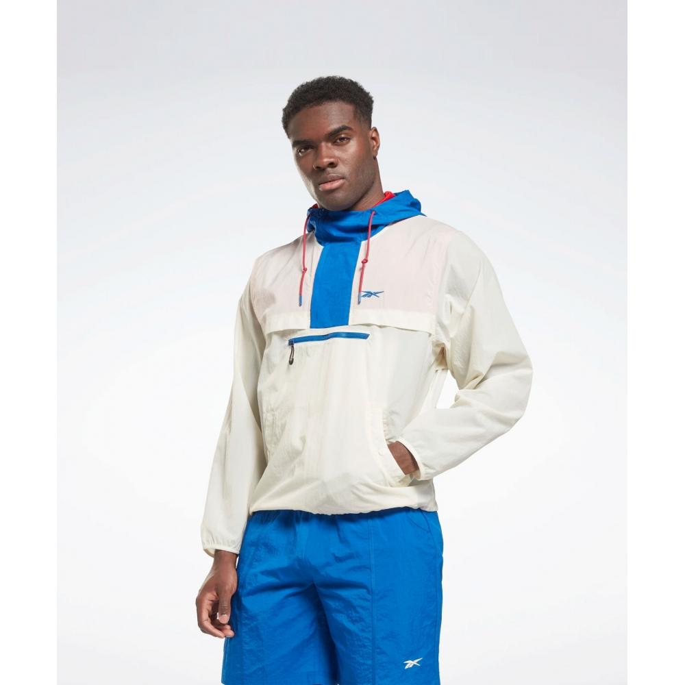 Reebok Легкий тканый анорак цвета слоновой кости Hg8904