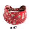 Boho Headbands Wide Knot Hair Scarf Floral Printed Hairband Elastic Turban Headwrap Stretch Head Bands Bandana Fashion Hair Accessories for Women