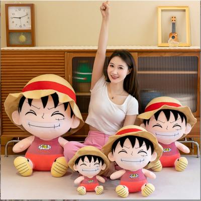 ONE PIECE Луффи плюшевая игрушка детская кукла на день рождения подушка для бросания автомат для захвата украшение для детского прилавка
