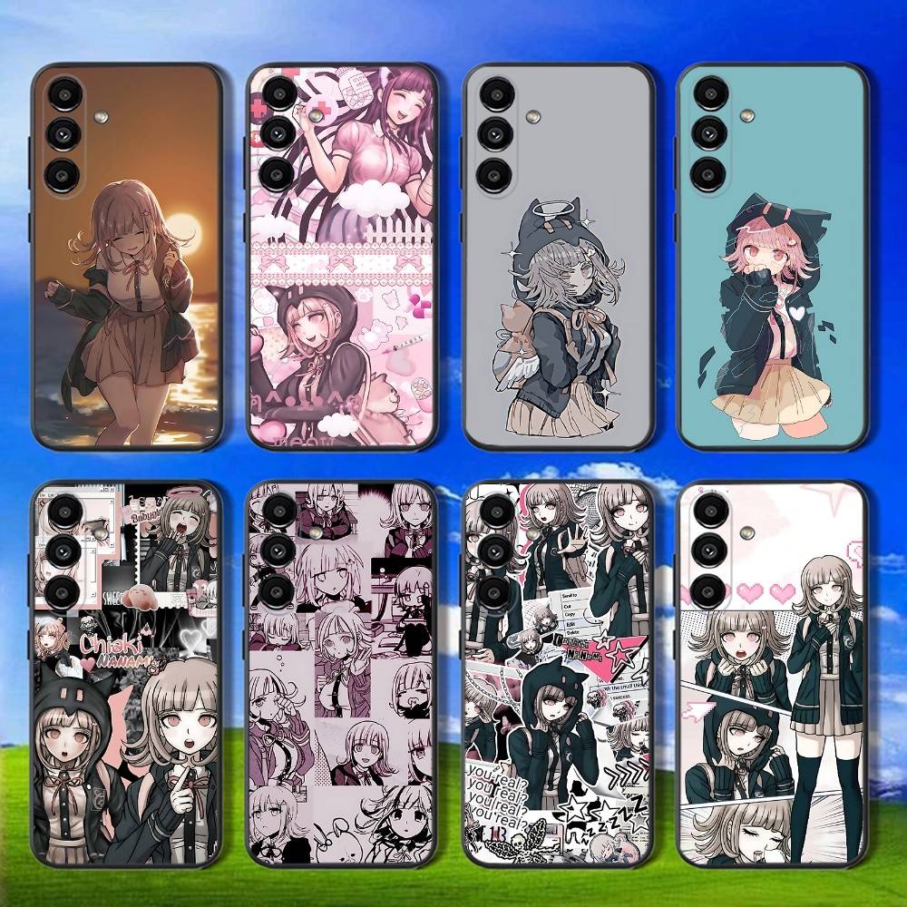 Чехол для телефона Чиаки Нанами D-Danganronpa для Samsung Galaxy A13, A21s, A22, A31, A32, A52, A53, A71, A80, Мягкий черный корпус