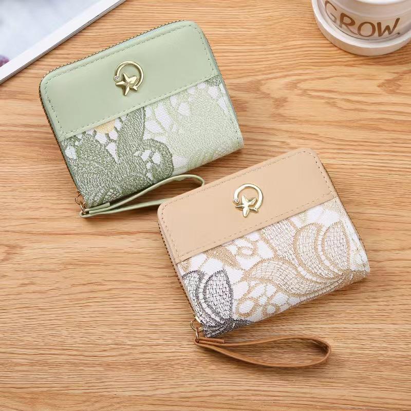 Горячая классическая мода женский кожаный кошелек (9 отделений для карт, 2 отделения для наличных) Легкая легкая роскошная женская сумка для студентки-леди