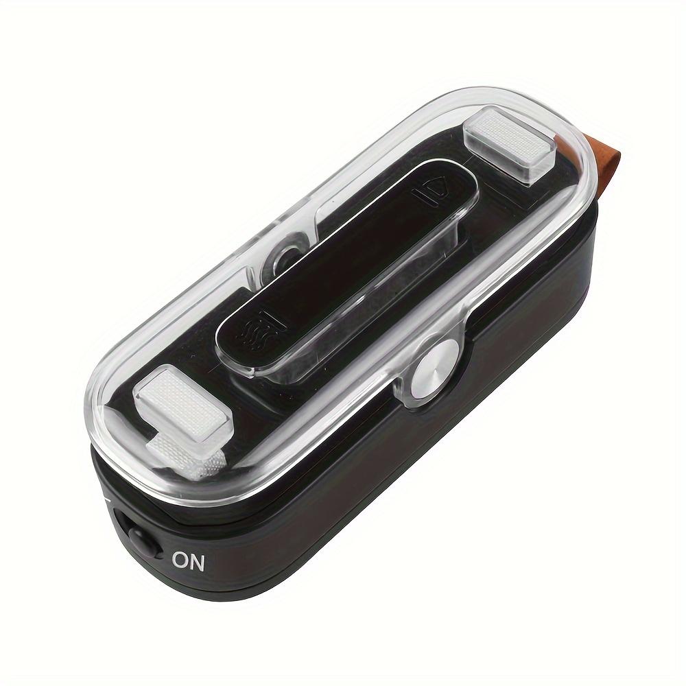 Compact 2-in-1 Mini Bag Sealer & Cutter-Portable Heat Vacuum Sealer for Plastic Bags, Ideal for Food Storage,Snacks, Cookies-Black,Kitchen Essential