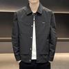 2025 Autumn New Jacket Men's Korean Version Slim Lapel Jacket Simple and Versatile Youth Casual Men's Jacket