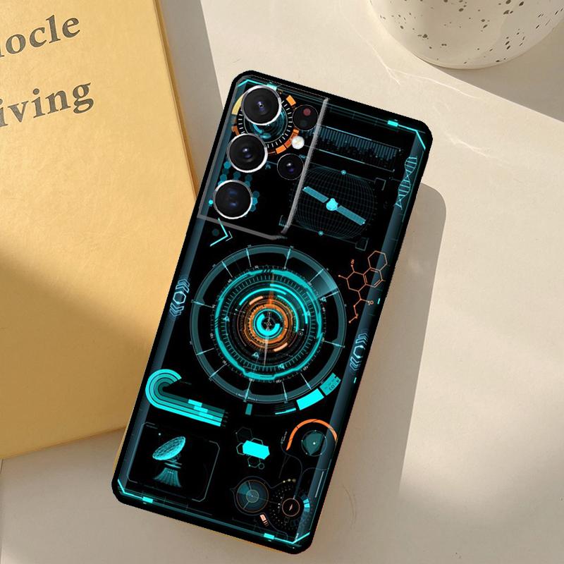 Технологичная Мужская Роскошная Чехол-Крышка для Телефона Samsung Galaxy S25 Ultra S20 S21 S22 S23 S24 Plus S9 S10 S25 FE