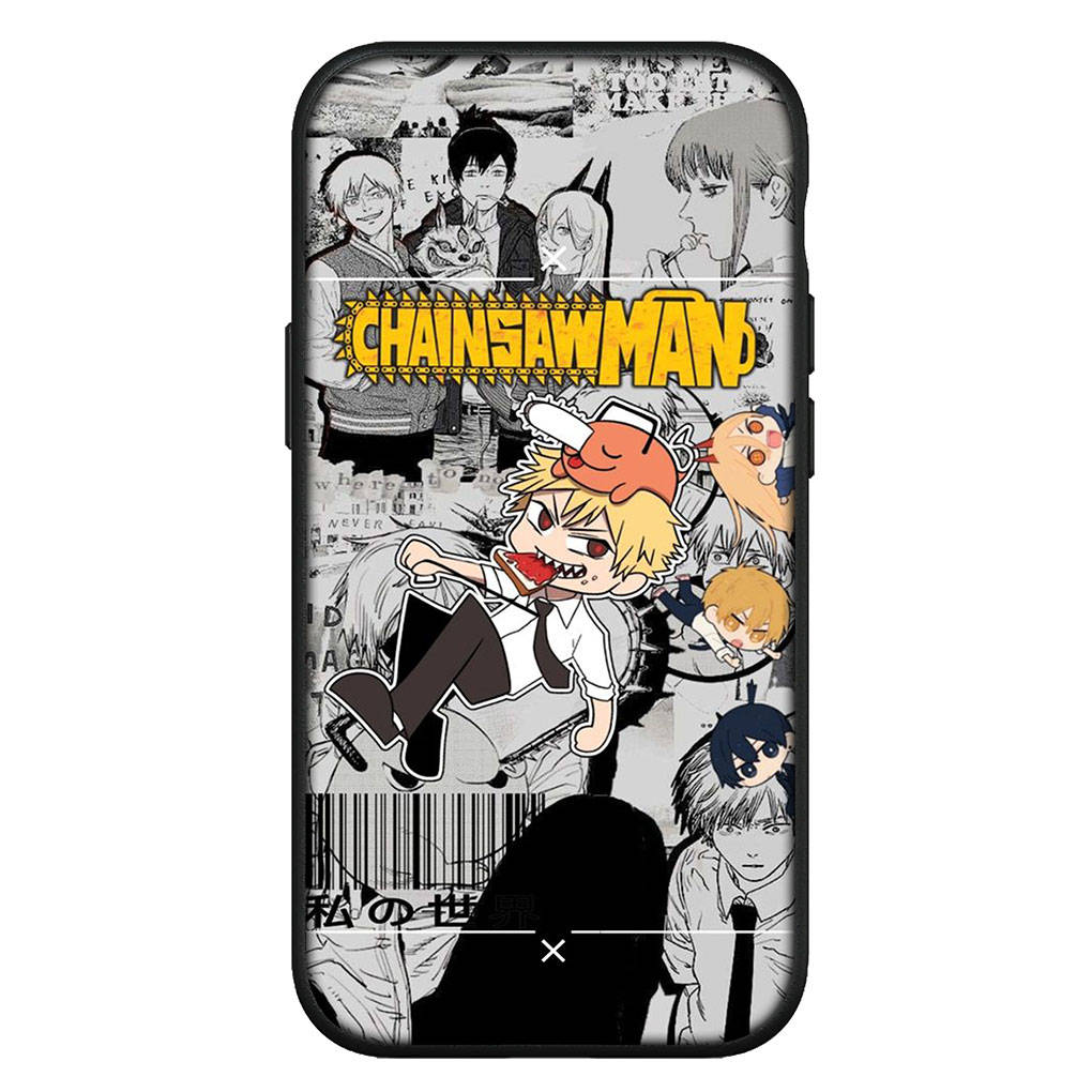 Для iPhone 16 15 Xiaomi Redmi Note 14 13 12 11 Pro Max X 16e Samsung Galaxy S25 S24 S23 Moto OPPO Huawei Tatsuki Fujimoto Chainsaw Man Gir Phone Case