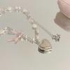 Модное ожерелье с розовым бантом и сердцем из бисера, подвеска в виде звезды, ожерелье, ювелирные аксессуары для дня рождения