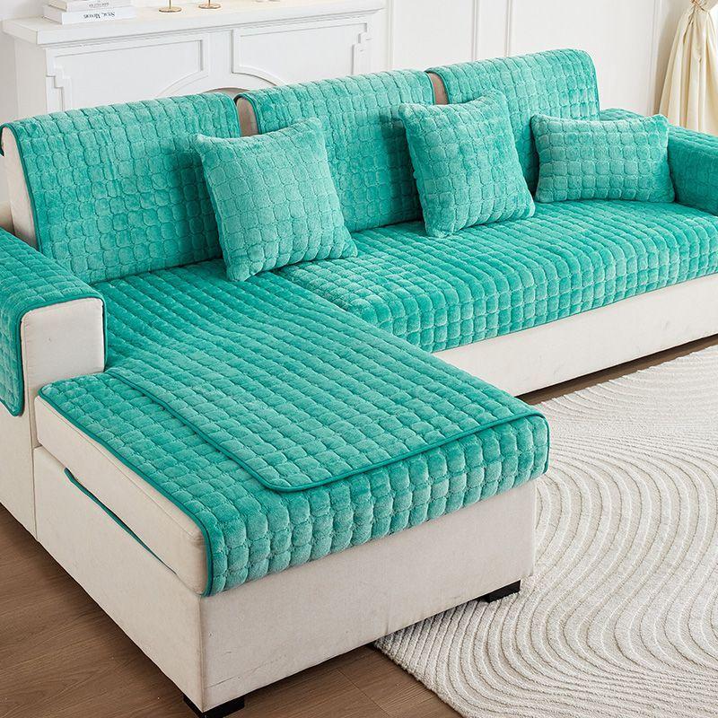Мягкие чехлы для диванов, подушки для диванов, универсальный чехол, нескользящий чехол для дивана Four Seasons Winter Couch Cover