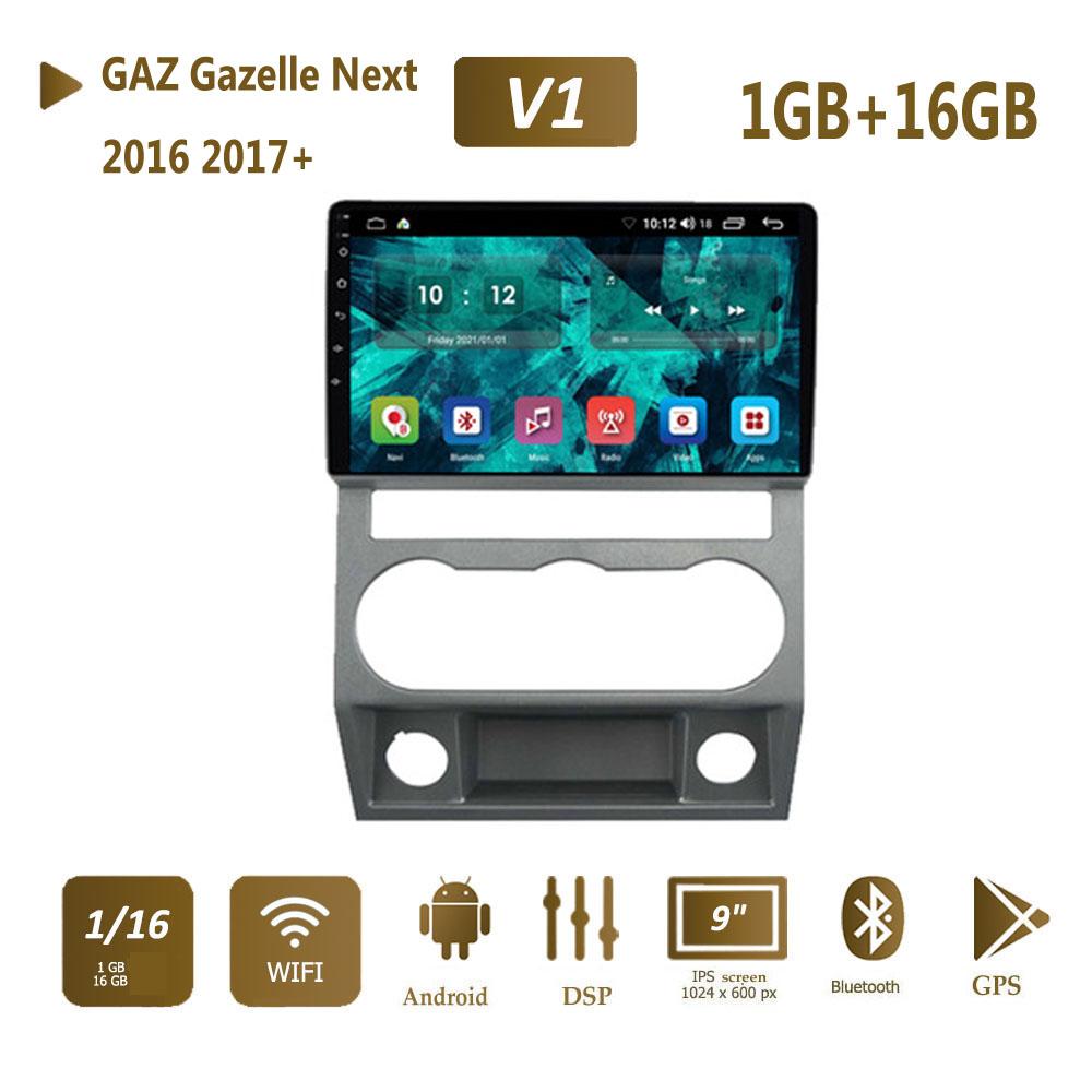 Новейший Android для ГАЗ Газель Next 2016 2017+ Автомобильный Радио Видеоплеер DVD Авто BT GPS Стерео CarPlay WIFI IPS 2 + 32 ГБ