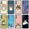 Матовый чехол Full Totoro для Samsung Galaxy S22 Ultra 5g S10 Lite S7 S20 Fe S21 Plus S10e S8 Note 20 10 S9
