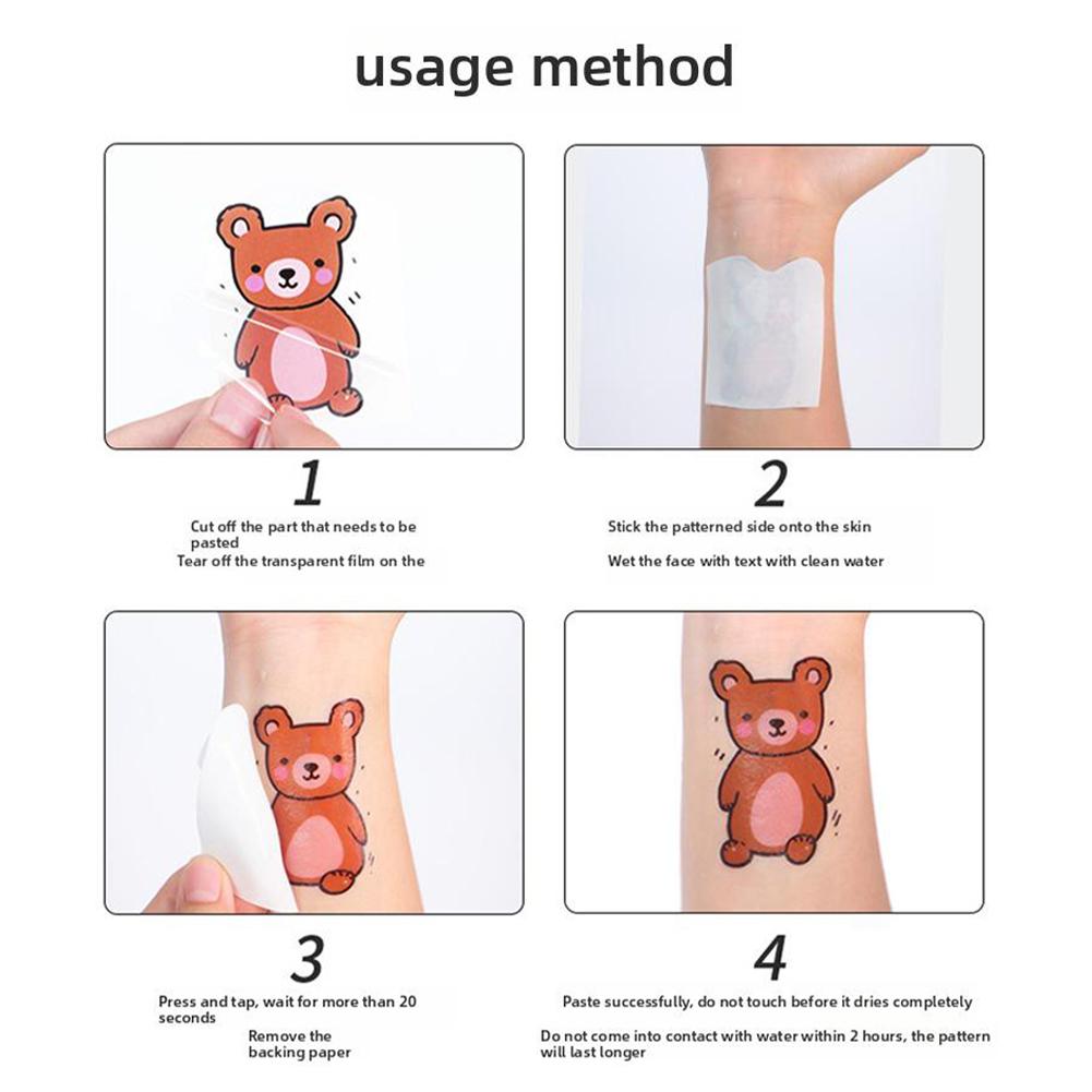 Девушка Красочная Бабочка Тату Наклейка Нишевая Тату Полуперманентная Наложенным Платежом Наклейка Тату Наклейка F9F6