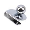No Perforation Stainless Steel Glass Door Handle / Clamp / Clip for Office Glass Door