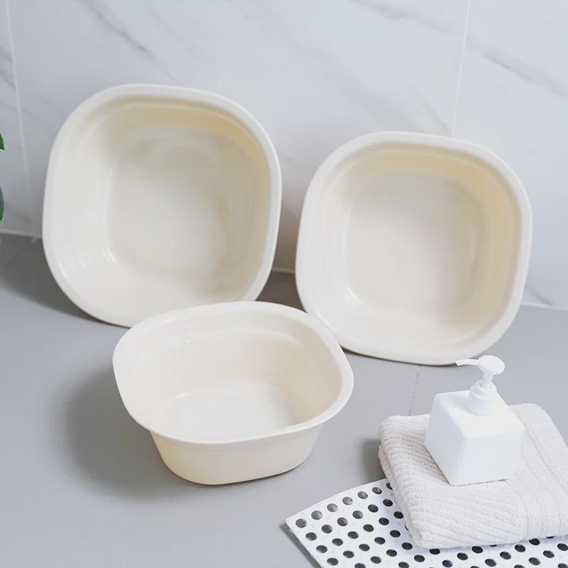 Большая утолщенная пластиковая раковина: Многоцелевое использование: для овощей, белья, детских вещей и многого другого