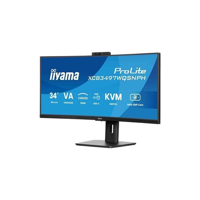 Moniteur - IIYAMA - XCB3497WQSNPH-B1 - 34 pouces - 3440 x 1440 - 1800R