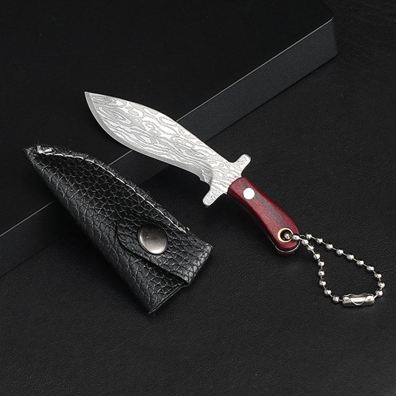 Мини-нож для открывания бутылок вина с маленьким лезвием, кухонный нож для распаковки, резки бумаги, EDC, брелок для ключей, подвесной