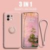 Новый жидкий силиконовый чехол для Xiaomi Mi 11i 11T 10T 10 11 Ultra Lite 5G 12 12X Poco X3 X4 NFC M3 M4 F3 F4 Pro Ring Holder Remesh