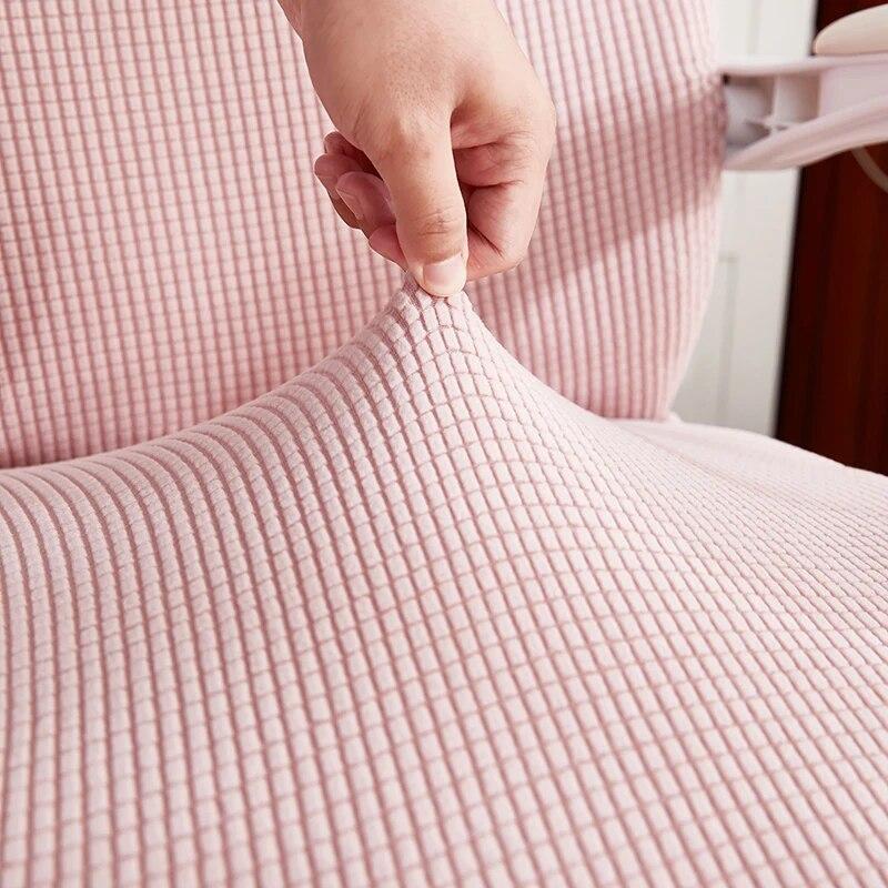 1PC Polar Fleece Office Chair Cover Spandex Computer Chair Covers Elastic Armchair Slipcover for Living Room Study Gaming Chair