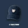 Embroidered Cute Bear Baseball Cap For Men And Women Adjustable Street Hats