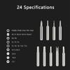 24 In 1 Multifunction Screwdriver Bit Set For Mobile Phone Watch Glasses Magnetic Mini Professional Stainless Steel Screwdriver
