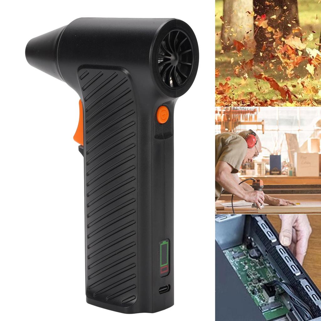 Electric Air Duster 11000RPM Cordless Air Blower Adjustable Turbo Fan for Computer Keyboard Outdoors Car Home Rechargeable 2600mAh Battery
