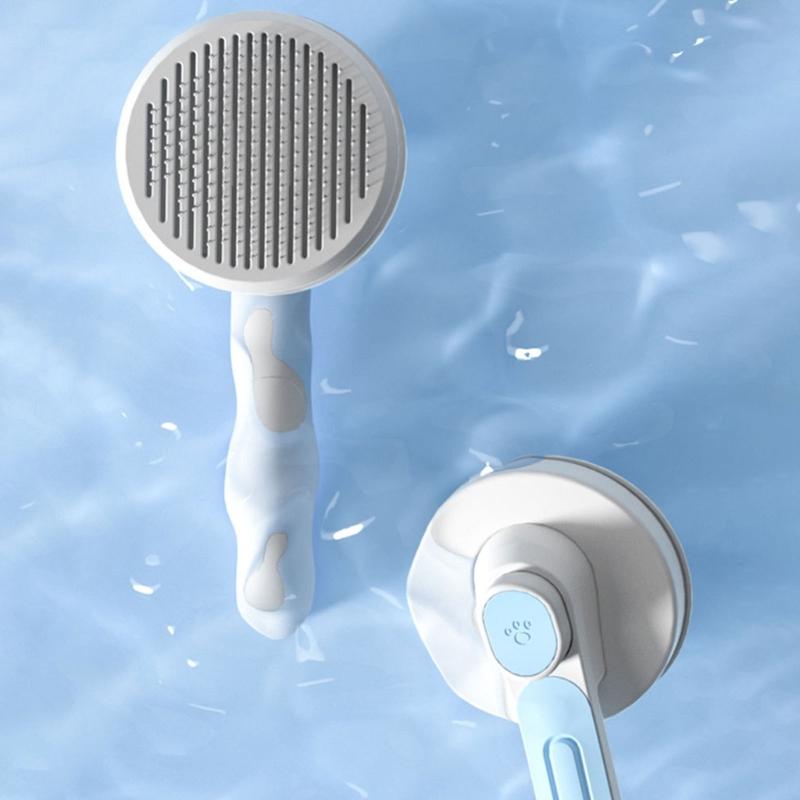 Pet Cat Brush Dogs Comb Self Cleaning Massage Brush for Dogs Hair Removes Tangles Pet Hair Massages Comb Accessories