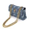 New Designer Bag for Women Eagle Head Women's Bag Denim Chain Single Shoulder Crossbody Bag Small Bag