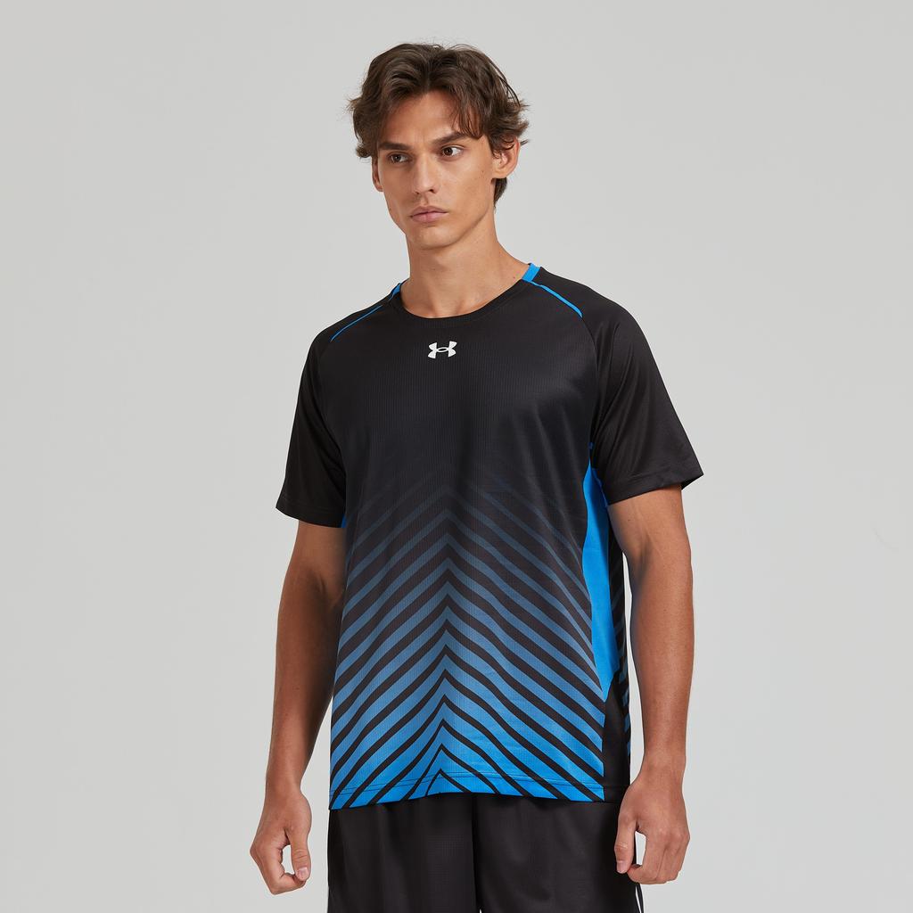 Under Armour Running Short Sleeve Raglan T-Shirt Unisex Tops Black 23500504-001