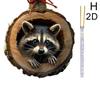 Animal Christmas Ornaments 2D Acrylic Forest Animal Cute Woodland Animal Animal Pattern Christm L5C9