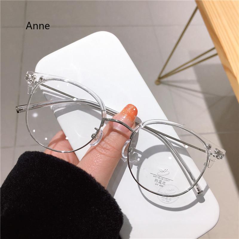 Round Myopia Glasses Men Women Clear Lens Prescription Eyeglasses Fashion Anti-Blue Ray Vintage Retro Diopter Eyewear 0 To -4.0