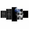 5 шт., рэпер, музыка, рэп, знаменитый декор, 5 шт., холст, картины, настенный постер, HD печать, 5 панелей, декор для комнаты, современные картины, искусство