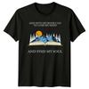 Book Lover T-Shirt And Into My Book I Go Graphic Reading Tee