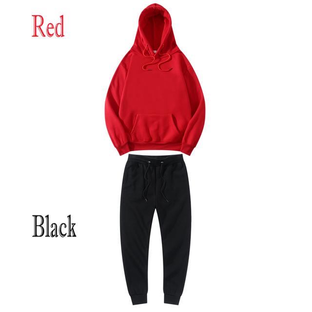 Женские спортивные комплекты Женские толстовки + брюки Спортивные штаны для бега Зимний флисовый спортивный костюм Толстовка Пуловер Мода