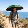 Windproof Portable Umbrella Hat Sunscreen Fishing Head Umbrella Rain Gear Head Umbrella Hat  Hiking