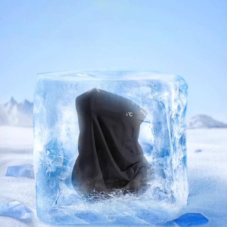 Летняя солнцезащитная маска Ice Silk для женщин, защита от ультрафиолета для езды на велосипеде, солнцезащитный шарф для шеи, длинная маска для шеи, маска для лица для мужчин