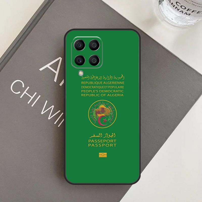 Algerian Algeria Passport Case For Samsung Galaxy M34 M54 M14 M31 M51 M12 M32 M52 M13 M23 M33 M53 M20 M30s M31s Cover