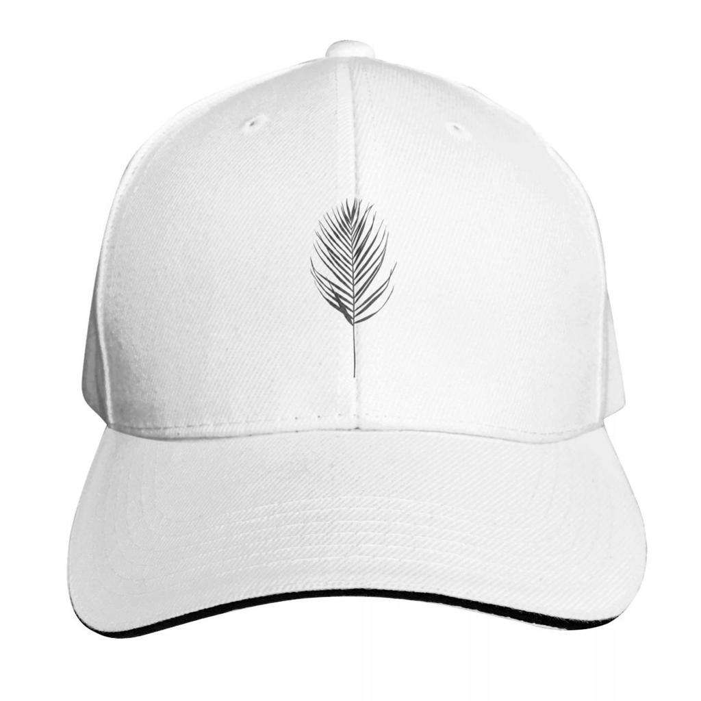 Palm leaf silhouette illustration  Evelyn Baseball Cap Golf Cap Unique hats funny hat party Hat Ladies Unisexs