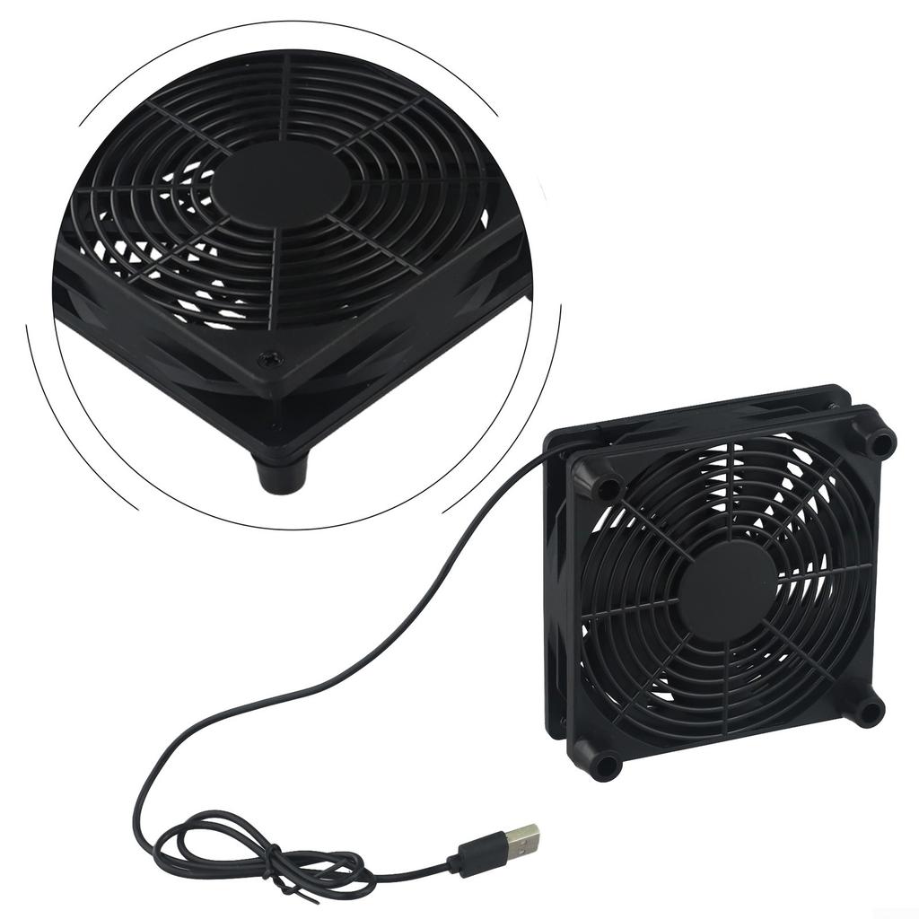 Вентилятор маршрутизатора Охлаждающий вентилятор USB Характеристики Объем воздуха