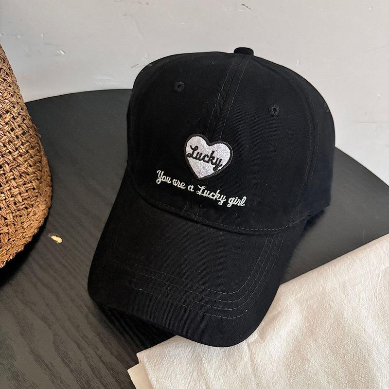 Tongue Duck Blocking UV Protection Sun Women For Hat Baseball Love Pink Ricygvm Hats Embroidered Peaked Cap Fashion Girls Sport Sunscreen Visors