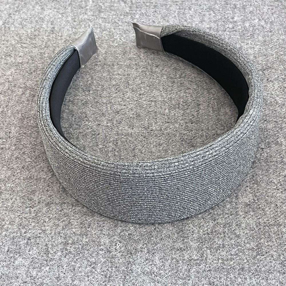 New Candy Color Extra Wide Headbands Fabric Covered Non-slip Hairbands Thick Head Hoop Women Girls