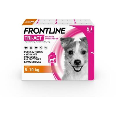 Frontline Tri-Act собака - Средство от блох и клещей для собак S - 5-10 кг - 6 пипеток