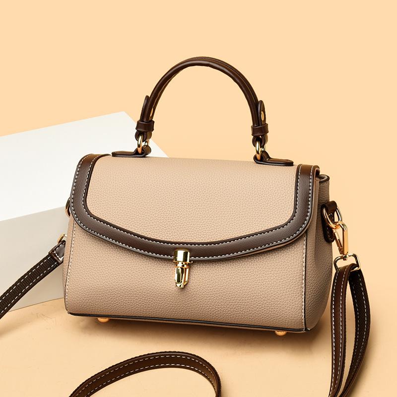 Весенняя новая большая вместительная высококачественная и атмосферная женская сумка, модная простая и универсальная повседневная сумка через плечо