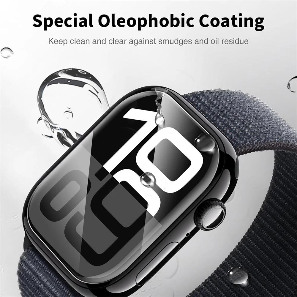 Пленка-защитное стекло для экрана для Apple Watch 11 10 46мм 42мм Ultra 3/2 49мм Мягкая гидрогелевая пленка iWatch 9 8 7 6 5 SE 45мм 41мм 44мм