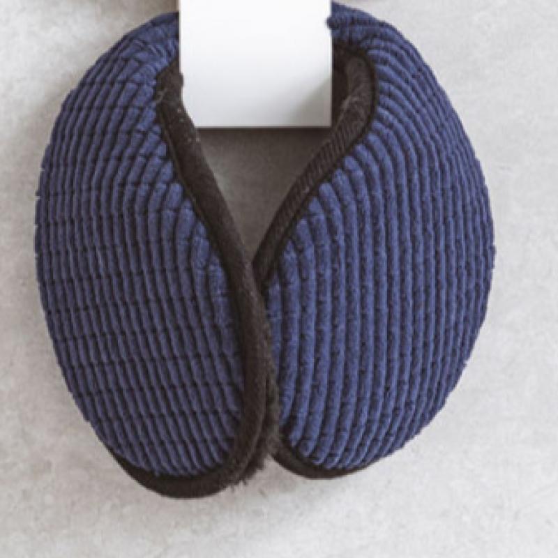 Наушники Daiso Solid Color Golden, темно-синие