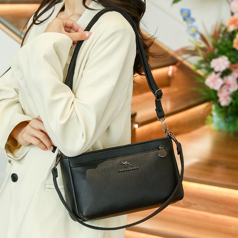 Сумка среднего возраста, женская сумка через плечо, многослойная сумка для матери