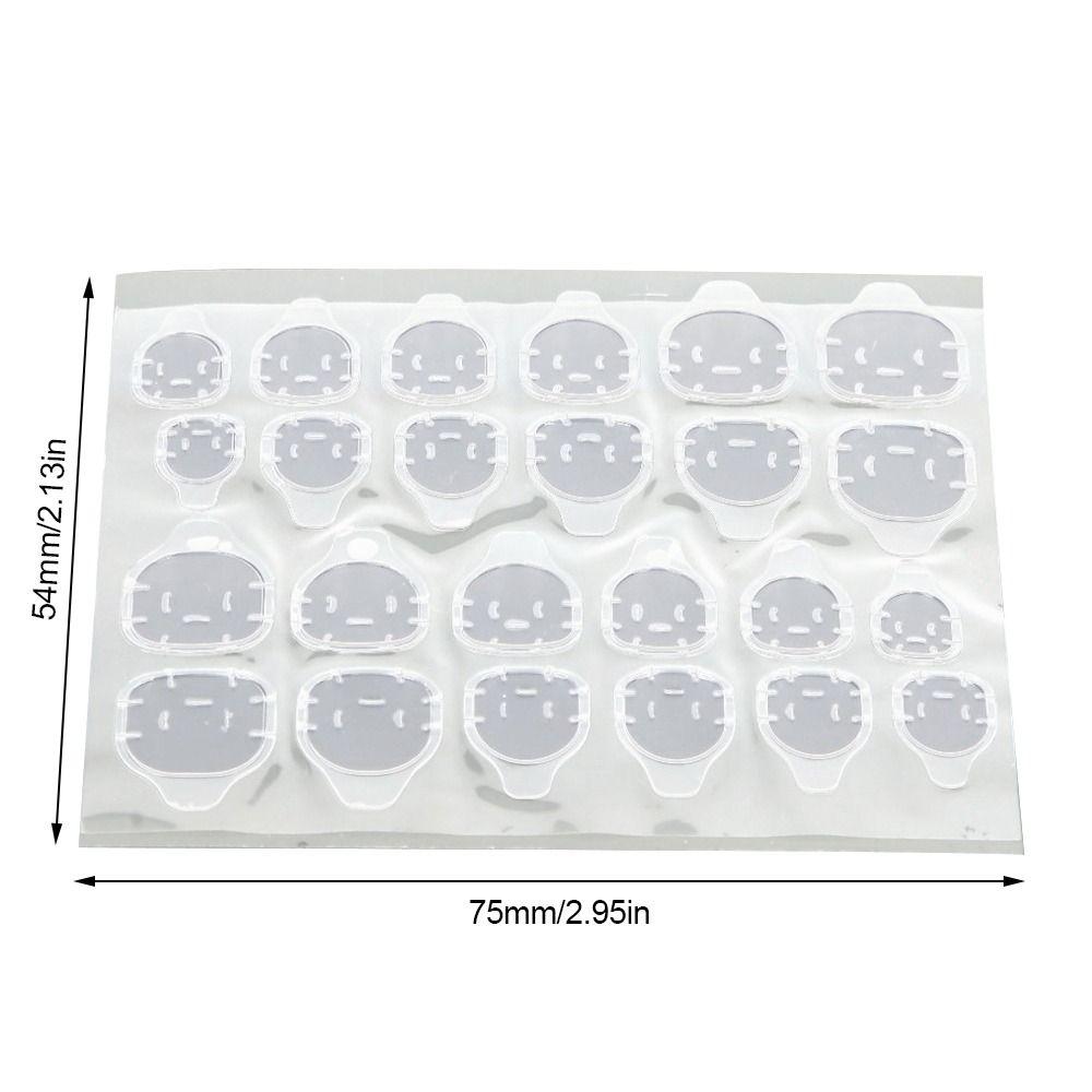 50pcs Waterproof Fake Nail Adhesive Tabs Daily Nail Art Quick Application