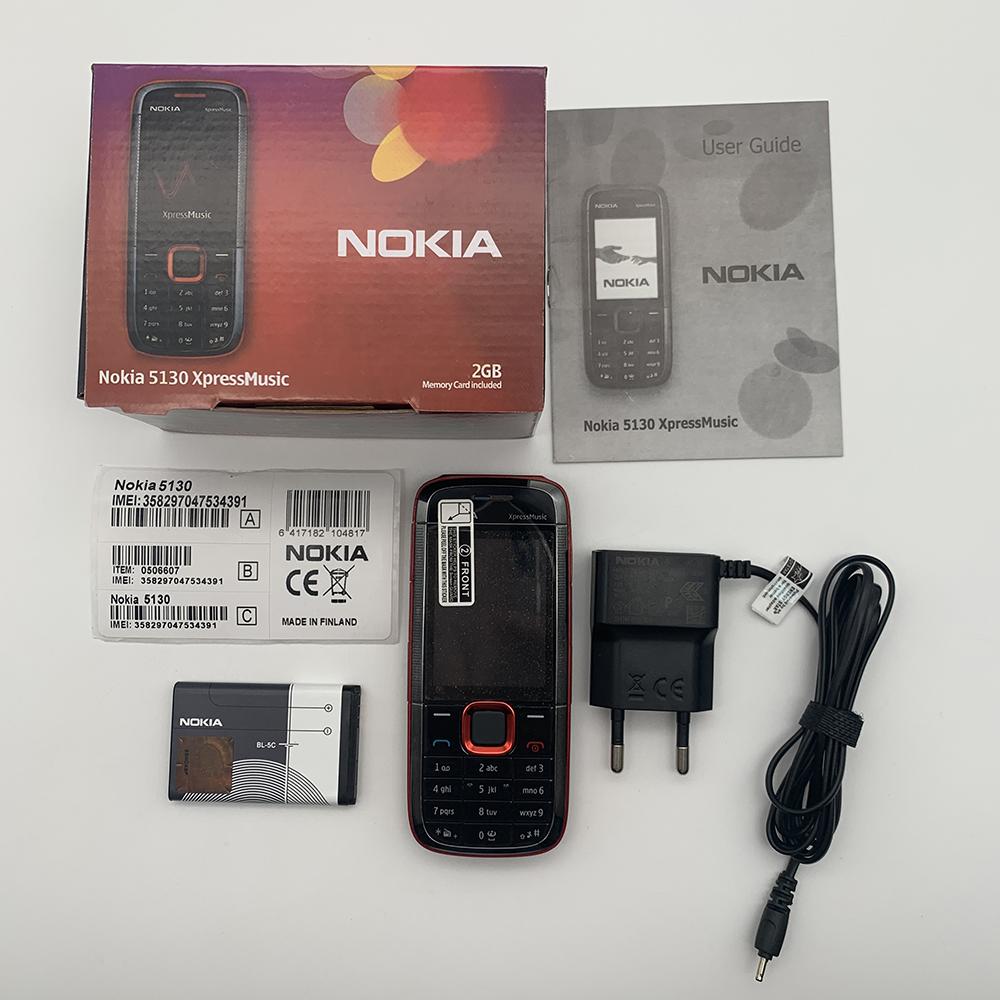 90% новый Восстановленный Оригинальный Разблокированный Мобильный Телефон Nokia 5130