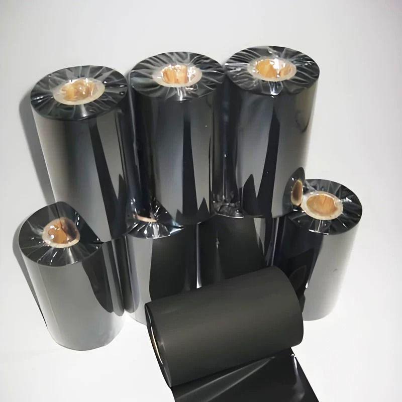 Улучшенная восковая термотрансферная лента 110мм×300м для печати этикеток на медной бумаге, 110мм×70м двухосевая карбоновая