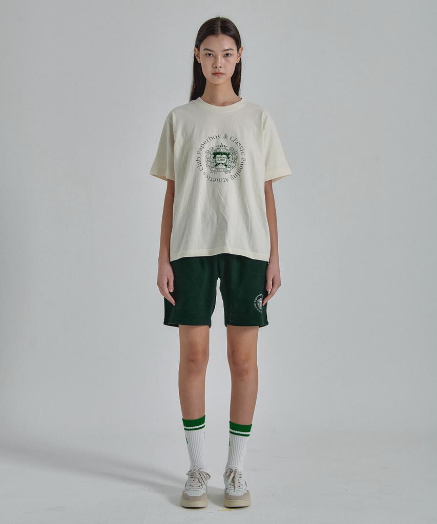 PAPERBOY County Short Sleeve T-Shirt - Cream