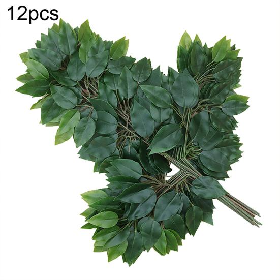 12 шт. искусственное растение баньян кленовые листья домашняя вечеринка сад DIY украшения